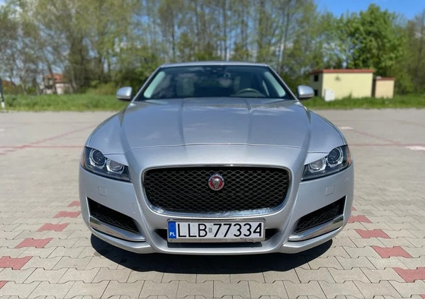 Jaguar XF cena 89000 przebieg: 93000, rok produkcji 2018 z Lubartów małe 781